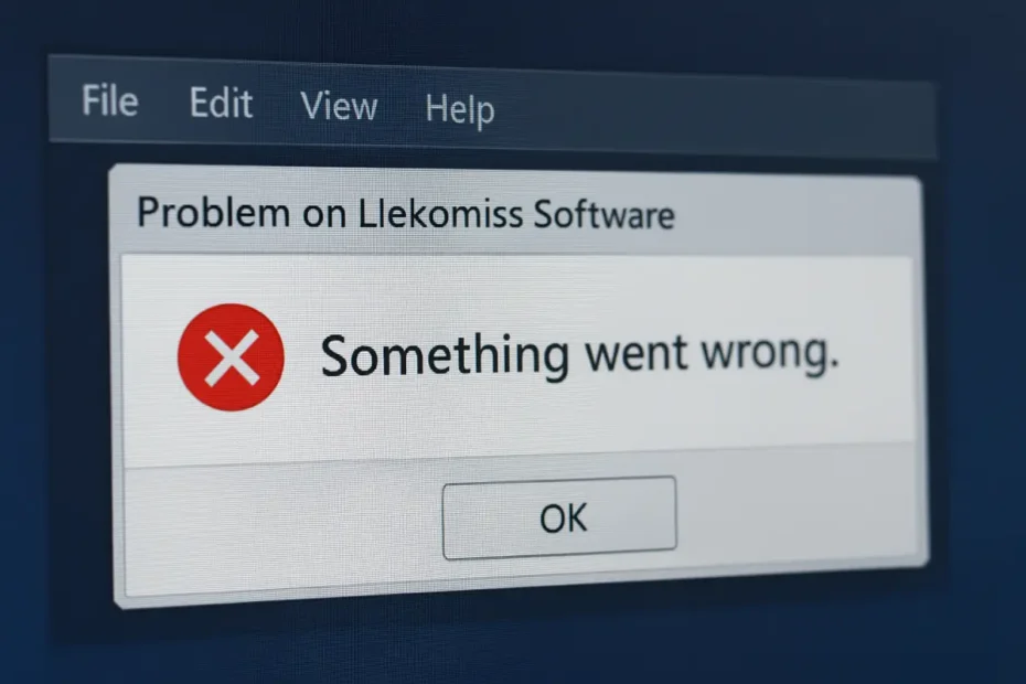 problem on llekomiss software
